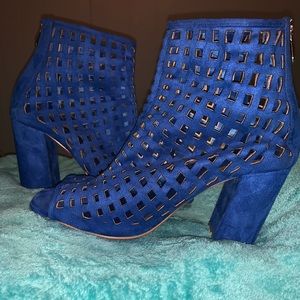 Wide Width Perforated Bootie
